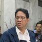 Purbaya saat Diwawancarai Media