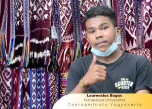 Foto : Laurensius Bagus, Mahasiswa Cokroaminoto Yogyakarta (Gabriel Esong)