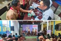 Pemeriksaan kesehatan gratis dan sosialisasi anti bullying di SMPK St. Fransiskus Ruteng oleh Puskesmas Kota Ruteng pada Jumat (17/10/2025).