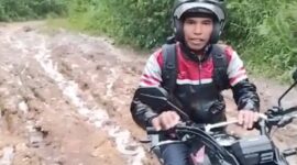 Quintus Pahing, perwakilan warga Desa Compang Lawi, Kabupaten Manggarai Timur. Foto:( Dok Pribadi).