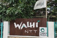 Foto : Papan Nama Sekretariat Walhi NTT (Sumber Doc. Media Walhi NTT)
‎