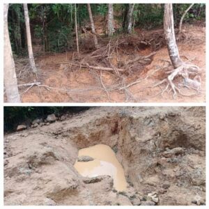 Potret Kerusakan Lingkungan Akibat dari Aktivitas Pertambangan di Sekitar Kawasan Wanggameti, Kab. Sumba Timur. ‎(Sumber : Doc. Foto Warga Sekitar Lokasi Tambang) ‎