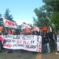 Aliansi Mahasiswa Menolak Perampasan Tanah menggelar aksi demonstrasi di Bundaran Tirosa, Kota Kupang, Jumat (30/1/2026). Foto:Doc.FMN/yanto