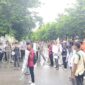 Aksi mahasiswa ALIRAN di depan Kantor Gubernur NTT, Kupang, Senin (9/2/2026). Foto:(Doc.Istimewa)