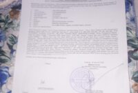 Surat tanda terima laporan.Foto:Doc.Istimewa