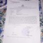 Surat tanda terima laporan.Foto:Doc.Istimewa