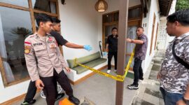 Pihak Polres Mabar melakukan Olah TKP dan evakuasi Korban.Foto: Istimewa 