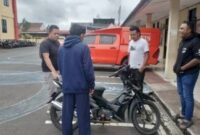 Barang bukti sepeda motor yang diduga hasil Curian diamankan Oleh Tim Jatanras Polres Manggarai di Kelurahan Pau,Kota Ruteng, 16/02/2026. Foto: Humas Polres Manggarai.