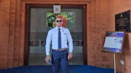 Advokat Rikhardus Ikun, S.H., M.H., C.MSP., C.NSP., C.LFS., C.CPr., Ketua Peradi Utama DPW Bali sekaligus Ketua Law Firm James Richard & Partners
