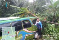 Ket.bus Mitsubishi Terjun kejurang 17/02 dikampung Roe