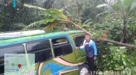 Ket.bus Mitsubishi Terjun kejurang 17/02 dikampung Roe