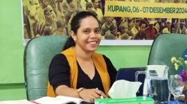 Grace Gracelia, Kepala Divisi Advokasi Walhi NTT.(Sumber Foto: WALHI NTT/Yudianto)
