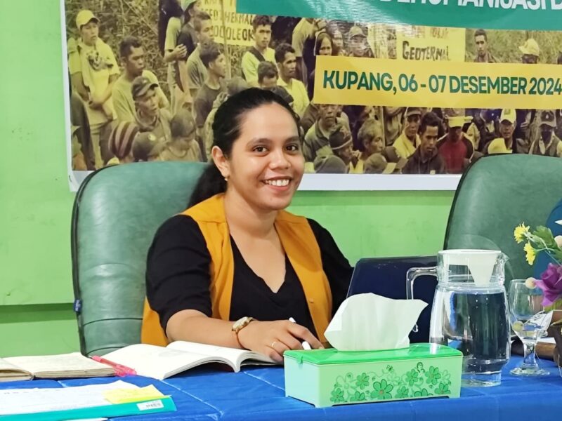 Grace Gracelia, Kepala Divisi Advokasi Walhi NTT.(Sumber Foto: WALHI NTT/Yudianto)
