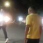 Oknum polisi memukul jurnalis Kupang saat meliput laporan dugaan penelantaran oleh istri seorang polisi. (Dok. Istimewa).