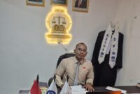 Advokat dan Praktisi Hukum Rikhardus Ikun, S H.,M.H.,C.MSP.,C.NSP.,C.LFS.,C.CPr.Foto:Rian/Newsline 
‎