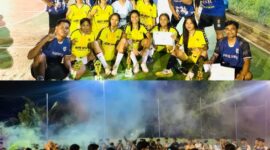 Sejumlah Badan Pengurus, Panitia Penyelenggara  dan sejumlah peserta Turnament HIPMUR CUP II saat turnamen Berlangsung Foto:Doc.Bidang media dan Dokumentasi