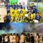 Sejumlah Badan Pengurus, Panitia Penyelenggara  dan sejumlah peserta Turnament HIPMUR CUP II saat turnamen Berlangsung Foto:Doc.Bidang media dan Dokumentasi