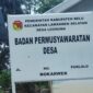 Papan nama Badan Permusyawaratan Desa (BPD) Desa Loonuna, Kecamatan Lamaknen Selatan, Kabupaten Belu.(Foto: Istimewa)