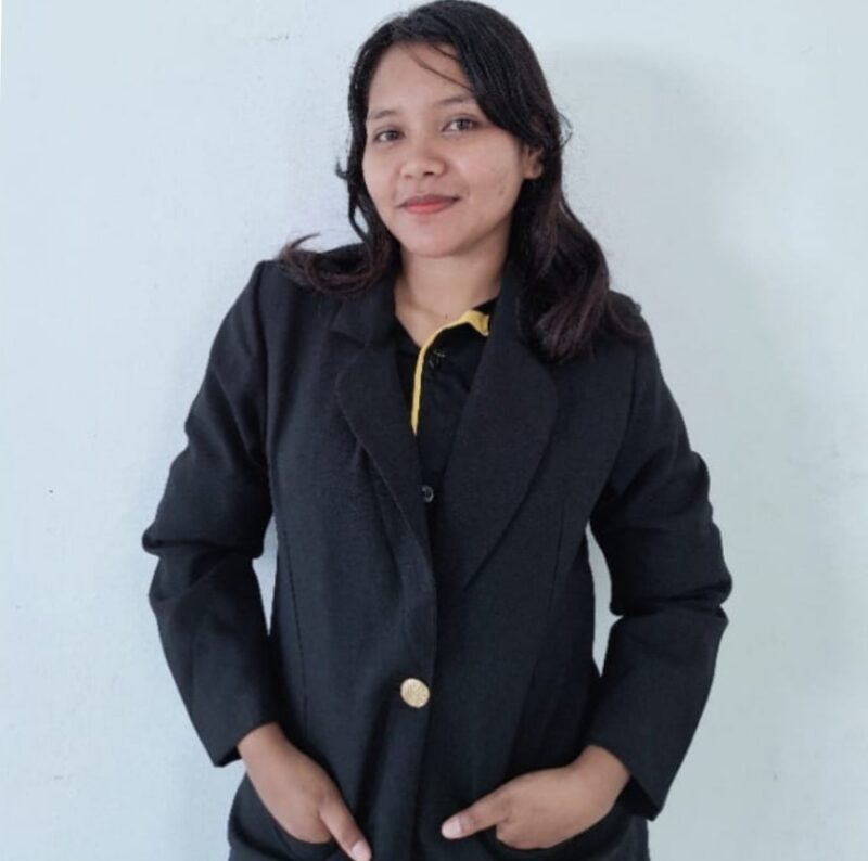 Albiana Kasih, finalis Duta Bahasa NTT 2026, mahasiswa Program Studi Antropologi Sosial semester IV(4) Universitas Muhammadiyah Kupang.(Foto:Dok Newsline/Hefri)