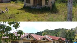 Kondisi Kantor Polsek Raimanuk, asrama polisi, dan rumah dinas Kapolsek di Dusun Oekofu yang dibiarkan terbengkalai.(Foto:Dok.Deni Manek)
‎