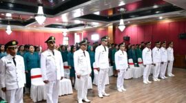 Bupati Manggarai Heribertus G. L Nabit resmi melantik 9 Camat Baru