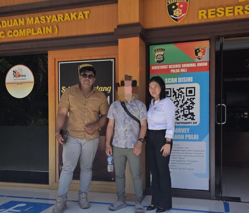 Tim Kuasa Hukum James Richard & Partners hadir memberikan pendampingan hukum secara langsung terhadap saksi krusial berinisial F dalam proses pemeriksaan di hadapan penyidik. Sumber Dok: Istimewa.

