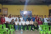 Foto bersama peserta LKTD dengan pembina, badan pengurus serta tamu undangan usai seremonial. Sumber dok: Yohanes.