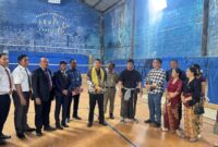 Kuasa Hukum dari Law Firm James Richard and Partners bersama warga Puri Canggu, Banjar Canggu Permai, saat melaksanakan Rapat Dengar Pendapat (RDP) dengan anggota DPD RI, BPN ATR Badung, serta instansi terkait di Gedung Serbaguna Juwita. Sumber Dok: Adv Florianus.