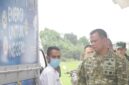 Wakil Panglima bersama jajaran TNI meninjau langsung operasional dapur dan kebersihan fasilitas di SPPG Wanajaya 4, Senin (4/5/2026). Foto:Dok.Anselmus Talo S.H.,/