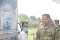 Wakil Panglima bersama jajaran TNI meninjau langsung operasional dapur dan kebersihan fasilitas di SPPG Wanajaya 4, Senin (4/5/2026). Foto:Dok.Anselmus Talo S.H.,/