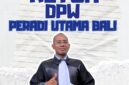 Advokat Rikhardus Ikun, S.H., M.H., C.MSP., C.NSP., C.LFS., C.CPr. selaku Ketua DPW PERADI UTAMA Bali menyampaikan ucapan selamat atas terbentuknya kepengurusan DPW PERADI UTAMA NTT. Sumber Foto Dok: Adv Florianus. 
