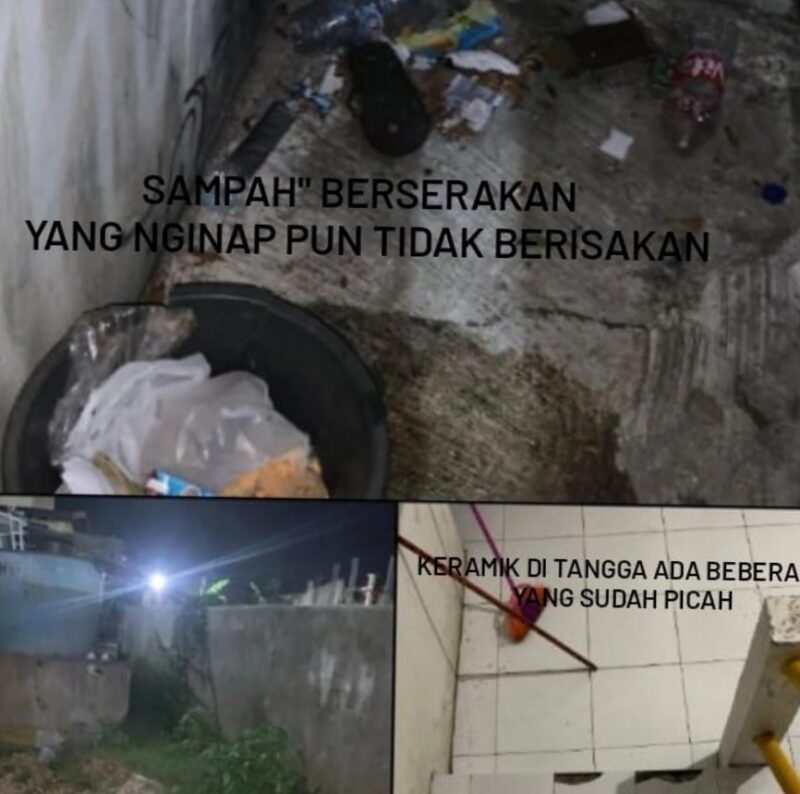Kondisi Asrama Belu saat ini yang dinilai tidak terurus.Foto:Dok.Yulius/