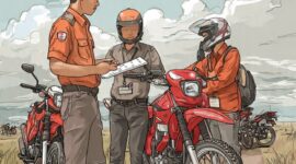 Ilustrasi penarikan sepeda motor secara paksa oleh Oknum debt colector di tempat kerjanya debitor.Foto:Dok.Isth