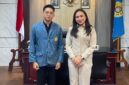 Foto bersama Jordan Geru, Pengurus BEM Universitas Widya Mandira (UNWIRA) dan Wakil Wali Kota Kupang, Ibu Serena Cosgrova Francis, S.Sos., M.Sc.,Foto:Dok.Jordan/
‎