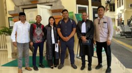 Tim kuasa hukum Law Firm James Richard & Partners yang dipimpin oleh Direktur Law Firm  Adv. Rikhardus Ikun, S.H., M.H., C. NSP, C. MSP. C. LFS. C.CPr. (Sumber foto dok: Adv Florianus)