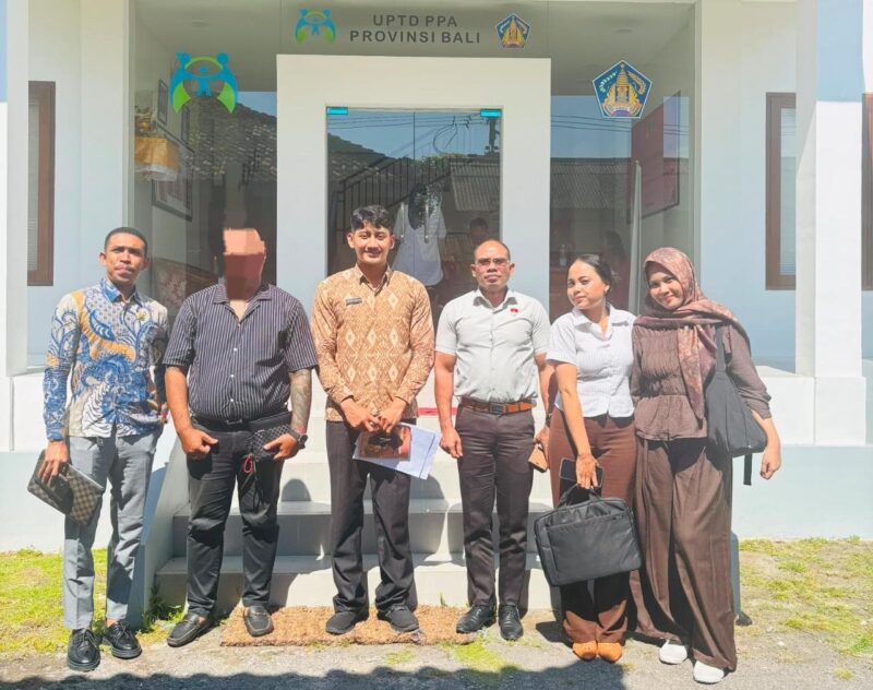 Law Firm James Richard & Partners mendampingi kliennya di UPTD PPA Provinsi Bali. Sumber Foto dok: Advokat Florianus.
