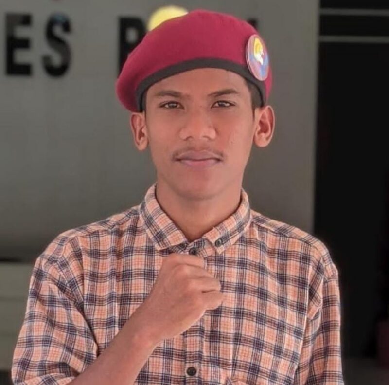 Kristoforus Nardi Berek, yang juga merupakan Presidium Pendidikan & Kaderisasi Periode 2025/2026.Foto:Dok./Kristo