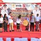 Wakil Wali Kota Kupang, Serena C. Francis, S.Sos., M.Sc., membuka Event Budaya dan Pesta Rakyat Tingkat Kelurahan Liliba Etnis Timor Tahun 2026 yang berlangsung di wilayah RT 042 Kelurahan Liliba, Rabu (12/8/2026).
