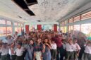 Mahasiswa KKN Universitas Muhammadiyah Kupang bersama siswa dan guru SDK St. 1 Nanggapanda saat usai sosialisasi anti-bullying, Kamis (13/08/2026).Foto:Dok.Tiara Mau/
‎