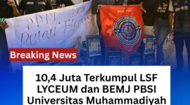 LSF LYCEUM Kupang bersama Badan Eksekutif Mahasiswa Jurusan (BEMJ) Pendidikan Bahasa dan Sastra Indonesia (PBSI) Universitas Muhammadiyah Kupang (Foto Dok: Hefri Persli wartawan/newsline.id)