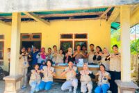 Foto bersama usai sosialisasi stunting,Foto:Dok.Mahasiswa KKN/
