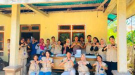 Foto bersama usai sosialisasi stunting,Foto:Dok.Mahasiswa KKN/