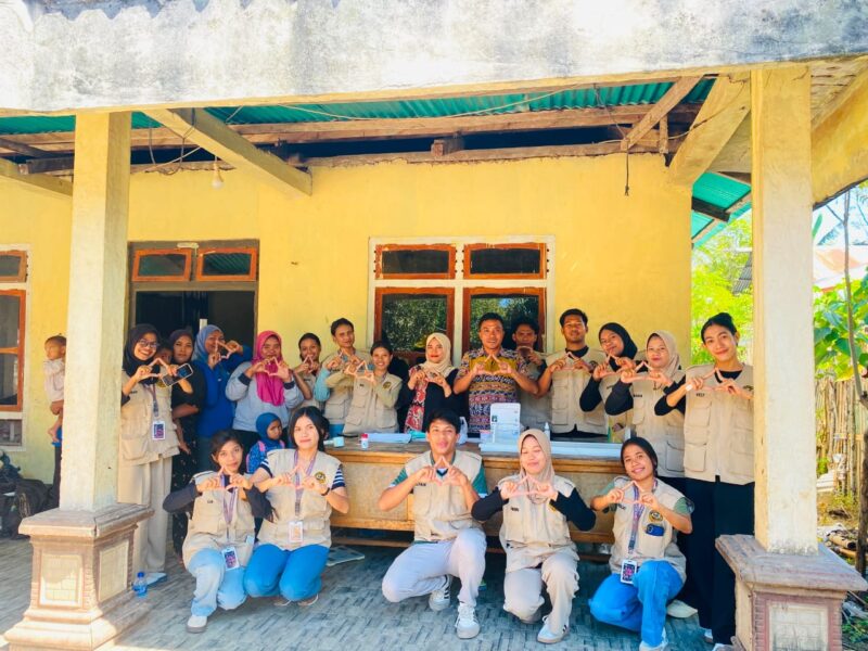 Foto bersama usai sosialisasi stunting,Foto:Dok.Mahasiswa KKN/