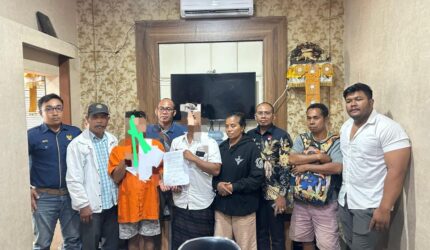 Tim Kuasa Hukum dari LAW FIRM JAMES RICHARD AND PARTNERS Bersama keluarga korban mendampingi Proses hukum yang di tangani Penyidik Satlantas Polresta Denpasar. Sumber foto dok: Adv Florianus.