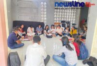Suasana diskusi di Sekretariat BEMPS IPM FISIP UNWIRA Senin (7/9/2026)Foto:Dok.Intan/
