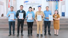 Foto bersama pihak Pemkot Kupang dan Kejari Kota Kupang, dalam rangka bekerja sama dalam mencegah persoalan hukum dalam penyelenggaraan Pemerintahan.Di Aula Rumah Jabatan Wali Kota Kupang, Selasa (6/10/2026).